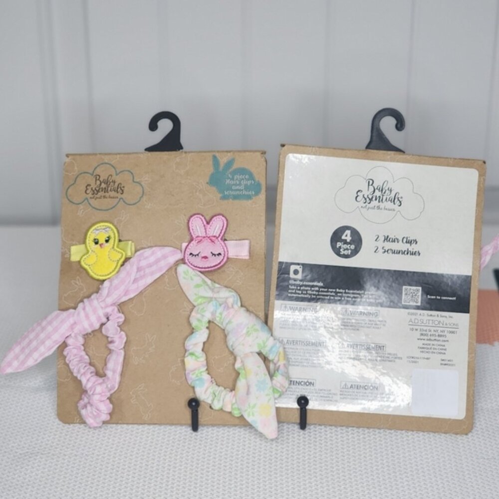 1pk/4pc Easter Headbands and Clips